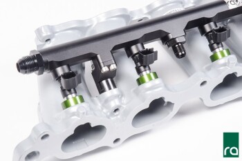 Fuel rail top feed conversion - Toyota 2JZ-GTE | 20-0215
