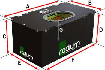 R10A Radium Rennsport/Motorsport Kraftstofftank - 10 Gallonen | 20-0610