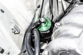 Anschluss Leitungssatz Upgrade Schlingertopf / Kraftstoffpumpen Halter für OEM Innentank - ältere Nissan S14/S200/S15/Silvia/R33/R34 - Edelstahlfilter | Radium