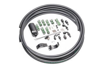 Fuel hanger plumbing kit - early Nissan S14/S200/S15/Silvia/R33/R34 - microglass filter | 20-0703-05