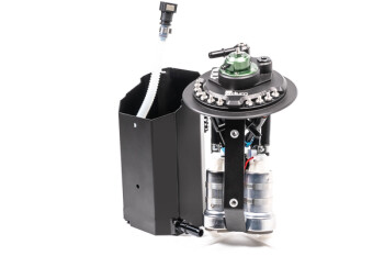 FHST Upgrade Schlingertopf / Kraftstoffpumpen Halter für OEM Innentank - d Mustang (2011+) - ohne Pumpen (Walbro GSS342 oder AEM 50-1200) | 20-0800-00