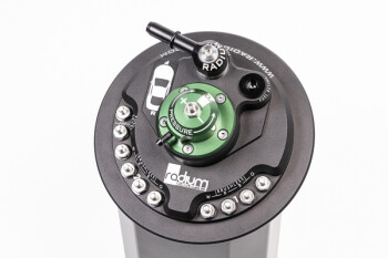 FHST Upgrade Schlingertopf / Kraftstoffpumpen Halter für OEM Innentank - d Mustang (2011+) - ohne Pumpen (Ti Automotive E5LM) | 20-0801-00