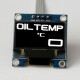 OLED 0.96 Zoll digitale Öltemperaturanzeige (Celsius) // GROßE Zahlen