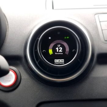 CANchecked OBD 2 MFD15 with adapter ring Audi A1/S1