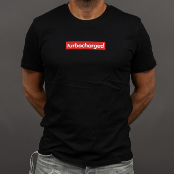 TurboZentrum T-Shirt Turbocharged - schwarz