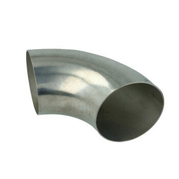 Titanium elbow short 89mm / 3.5" - 1,2mm WT - Grade...