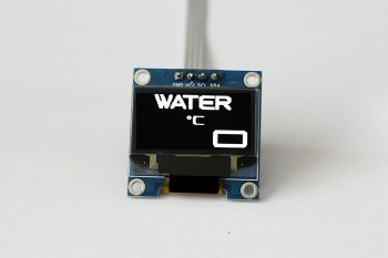 OLED 0.96 Zoll digitale Wassertemperaturanzeige (Celsius)...