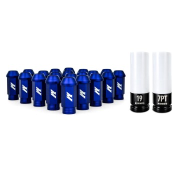 Aluminum Radmuttern 1/2 X 20, 23pc Set, blau |...