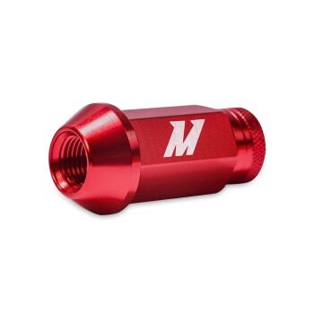 Aluminum Radmuttern M12x1.25, 20pc Set, rot | MMLG-125-20LRD