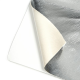 Hitzeschutzmatte selbstklebend mit Aluminium Beschichtung, 24"x24" | MMHP-ASHB-2424
