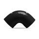 90° Silikon Verbinder 2.5", schwarz | MMCP-2590BK