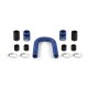 36in. Wasserkühler Schlauchkit, flexible Schläuche, blau | Mishimoto