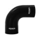 Silikon Reduzierverbinder, 90°, 3.5° auf 4°, schwarz | MMCP-R90-3540BK