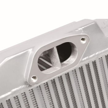 Subaru WRX STI Top Mount Ladeluftkühler Kit, 2008+, silber mit schwarz | MMTMIC-STI-08SLBK