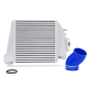 Subaru WRX Top Mount Ladeluftkühler Kit, 2008-2014, silber mit blau | MMTMIC-WRX-08SLBL