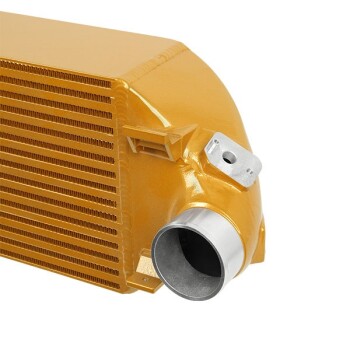Ladeluftkühler Kit, Ford Focus ST 2013-2018, gold mit poliert | MMINT-FOST-13KPGD