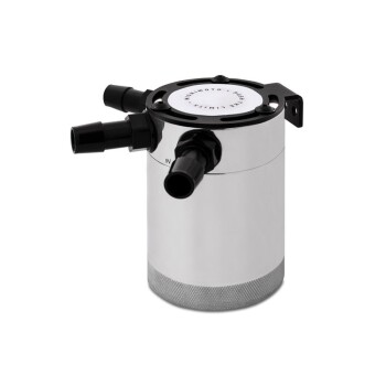 Universal kompakt Öl Catch Tank Kit, 3-Anschluss, poliert | MMBCC-CBTHR-P