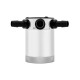 Universal kompakt Öl Catch Tank Kit, 3-Anschluss, poliert | MMBCC-CBTHR-P