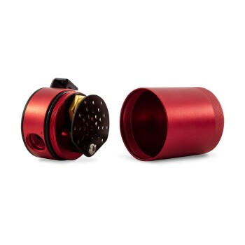 Universal kompakt Öl Catch Tank Kit, 3-Anschluss, rot | MMBCC-CBTHR-RD