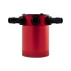 Universal kompakt Öl Catch Tank Kit, 3-Anschluss, rot | MMBCC-CBTHR-RD