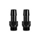 2pcs M16x1.5 1/2" Aluminum Catch Can Fitting, Black | MMFT-M16-12BK