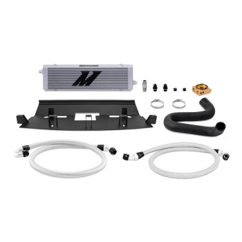 18+ Ford Mustang GT Oil Cooler Kit, Silver, Thermostatic...