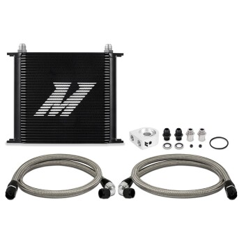 Universal Oil Cooler Kit, 34-Row, Black | MMOC-U34BK