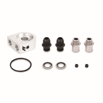 Universal 25 Row Oil Cooler Kit, Black | MMOC-UHBK