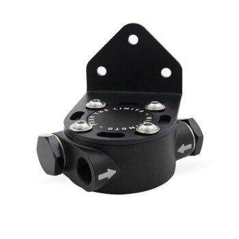 Remote Oil Filter Head, 3/4"-16 Thread, Black |...