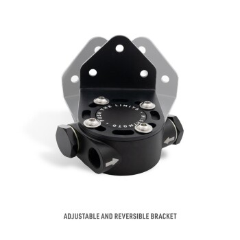 Remote Oil Filter Head, 3/4"-16 Thread, Black |...