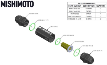 In-Line Pre-Filter -10AN | MMOC-PF-10