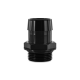 -16ORB to 1 1/4" Hose Barb Aluminum Fitting, Black | MMFT-16ORB-114BK