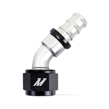 45° Push Lock Fitting, -12AN | MMFT-PL-1245