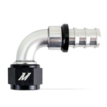 90° Push Lock Fitting, -12AN | MMFT-PL-1290