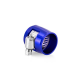 Aluminum -6AN Schlauchschelle für Dash Schläuche, blau | MMHXF-06-4-BL