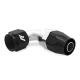 Aluminum PTFE -6AN 90° Fitting, schwarz | MMFT-SW-06P-90