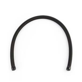 PTFE Braided -6AN 3 Ft. Hose, Black | MMSBH-0636-PB