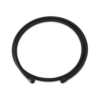 PTFE Braided -6AN 3 Ft. Hose, Black | MMSBH-0636-PB