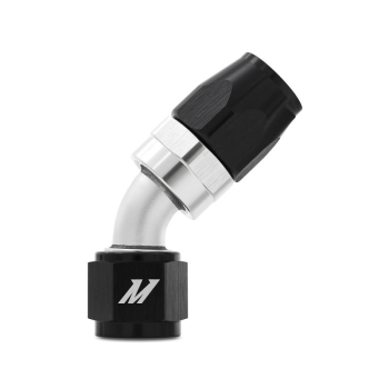 Aluminum -10AN 45° Fitting, schwarz | MMFT-SW-10-45