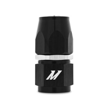 Aluminum -10AN gerader Fitting, schwarz | MMFT-SW-10-ST