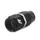 Aluminum -10AN gerader Fitting, schwarz | MMFT-SW-10-ST