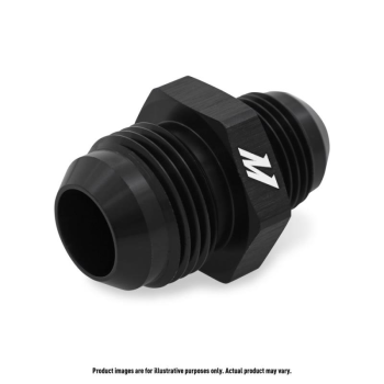 Aluminum -6AN to -10AN Reducer Fitting, Black | Mishimoto