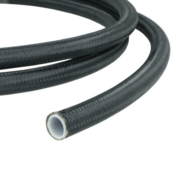 Hydraulic Hose PTFE Dash - Nylon Braided Black