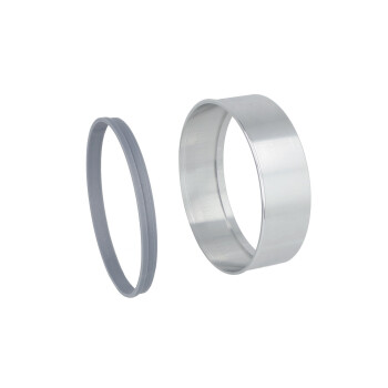 TurboZentrum Install kit for MAF Honeycomb 76mm / 3" - Alu (w/o Honeycomb)