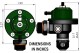 DMR (direkt montierter Kraftstoffdruckregler) -08 AN / Dash 8 ORB - schwarz | 20-1623-00