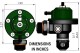 DMR (direct mount fuel pressure regulator) -08 AN / Dash 8 ORB - black | Radium