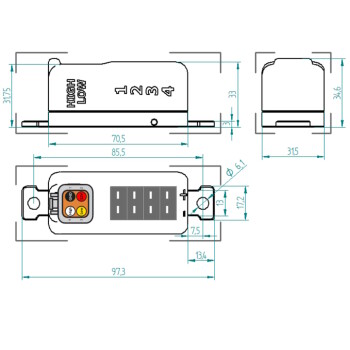 CANchecked TCCXX - thermocouple amplifier / Type-K sensor controller to CAN Bus