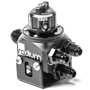 Multiport fuel pressure regulator - black | Radium