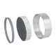 TurboZentrum installation kit for MAF Honeycomb 76mm / 3.0" - Alu (with Honeycomb)