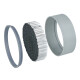 TurboZentrum Honeycomb LMM / MAF Einbaukit 89/90mm / 3.5" - Kunststoff (inkl. Honeycomb)
